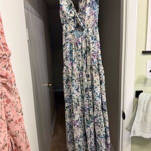 Astr Multicolor Floral Maxi Dress